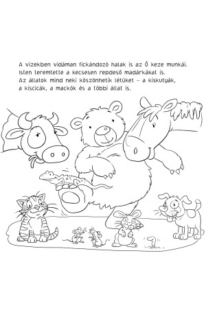 Gyerekek Bibliája Színező