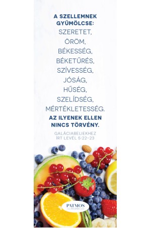 Gyümölcsös könyvjelző