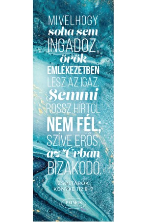 Türkiz márvány könyvjelző