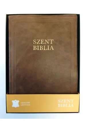 Bőr Biblia - Extra nagy - Barna