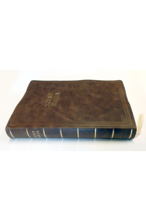 Bőr Biblia - Extra nagy - Barna