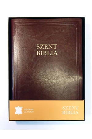 Bőr Biblia - Extra nagy - Bordó
