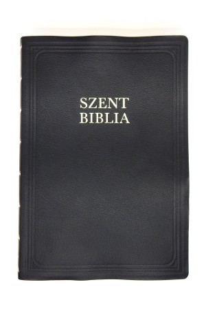 Bőr Biblia - Extra nagy - Fekete