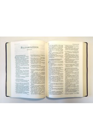 Bőr Biblia - Extra nagy - Fekete