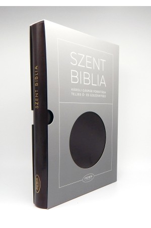 Biblia - Nagy - Sötétbarna - Regiszteres