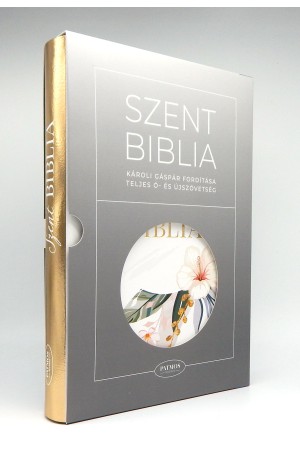Biblia - Nagy - Virágos - Regiszteres