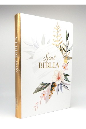 Biblia - Nagy - Virágos - Regiszteres