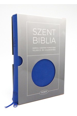 Biblia - Mini - Kék - Cipzáros