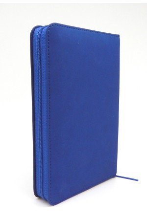 Biblia - Mini - Kék - Cipzáros