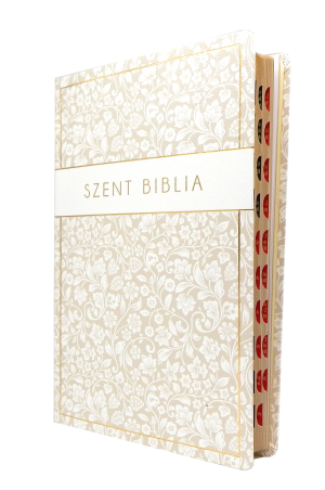 Biblia - Nagy - Növénymintás - Regiszteres