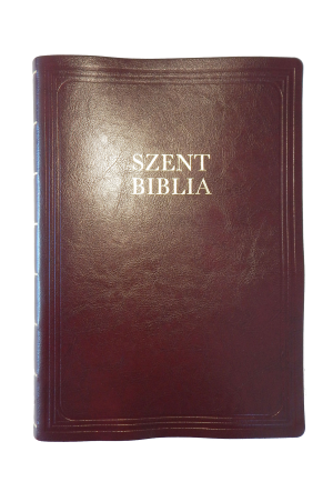 Bőr Biblia - Extra nagy - Bordó