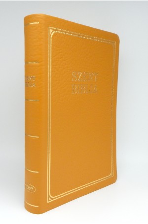 Nagy Biblia Exclusive - Mustár bőr (marhabőr + díszdoboz)