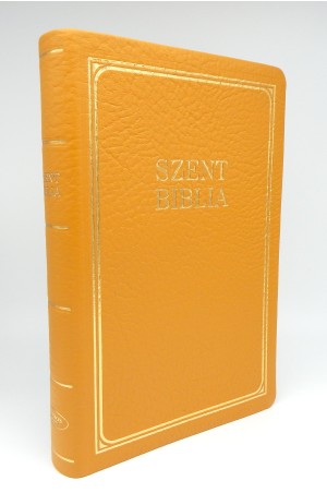 Nagy Biblia Exclusive - Mustár bőr (marhabőr + díszdoboz)